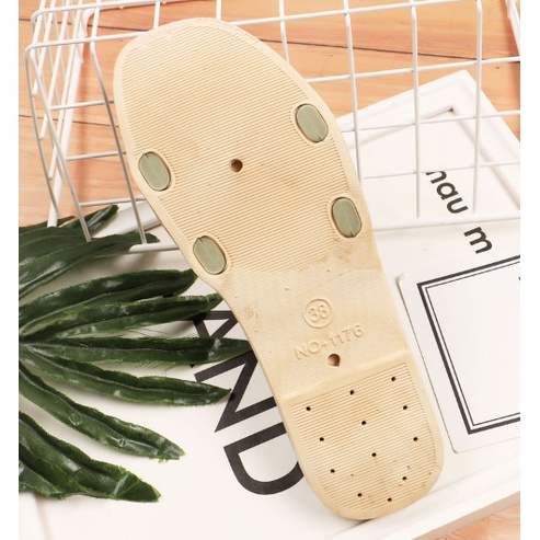DÉP NỮ QUAI ĐAN CHÉO GIẢ DA SIÊU BỀN