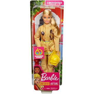 Búp bê nghề nghiệp BARBIE kỉ niệm 60 năm - Lính cứu hỏa GFX29/GFX23