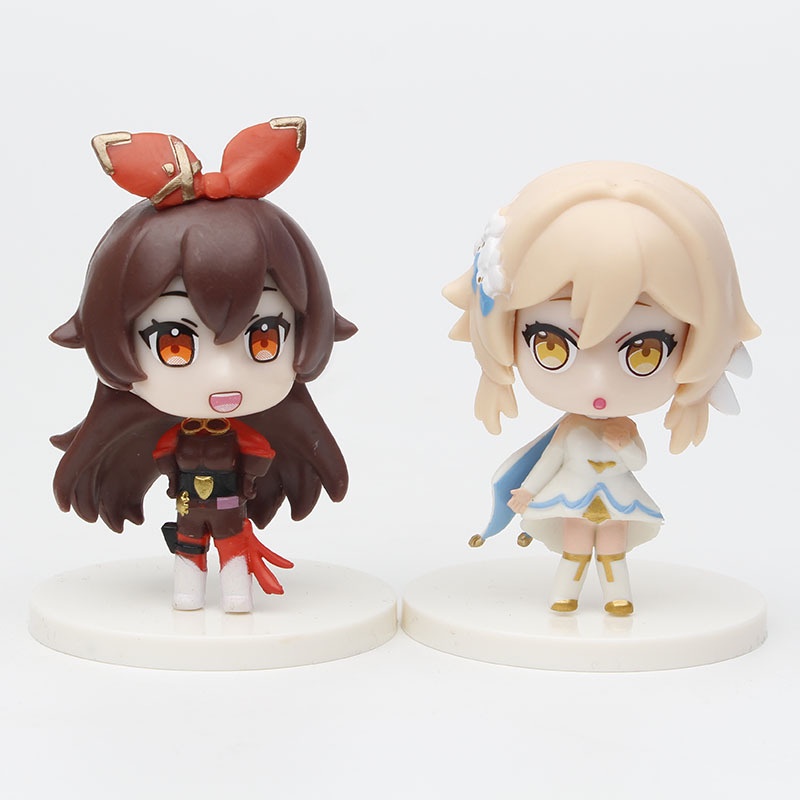 Bộ 6 Mô Hình Nhân Vật Trong Genshin Impact Game Action