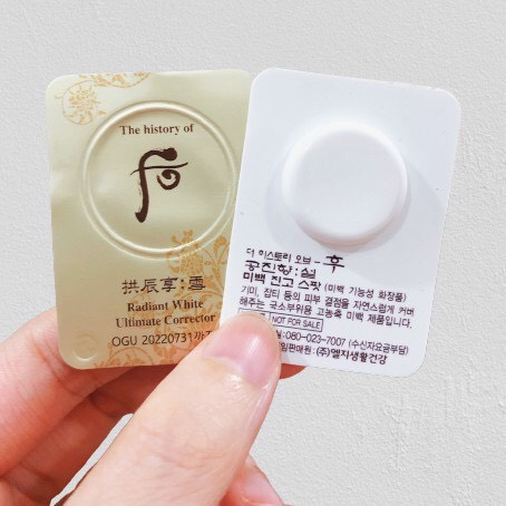 Combo 5 Viên Cao Nám Whoo Radiant White Ultimate Corrector mờ sạm nám tàn nhang cực hiệu quả