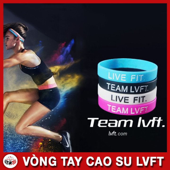 Vòng tay cao su gym - Vòng tay thể thao LVFT