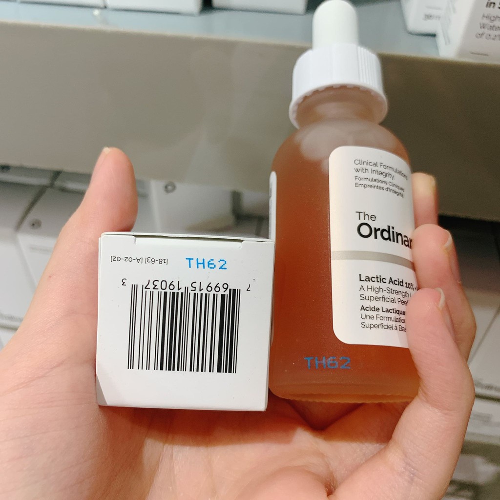 [Mã SKAMLTSM9 giảm 10% đơn 99K] Tinh chất tẩy tế bào chết The Ordinary Lactic Acid 10% + HA ( 30mL )