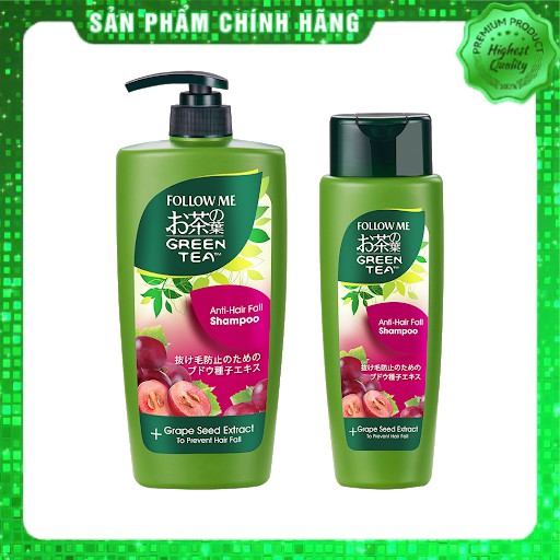 Dầu Gội Đầu Ngăn Ngừa Rụng Tóc Trà Xanh Thế Hệ Mới Follow Me Anti-hair Fall