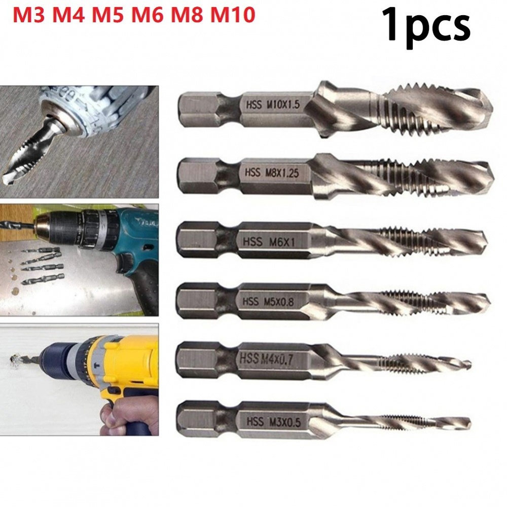 1 Mũi Khoan Xoắn Ốc Lục Giác Cho Máy Khoan