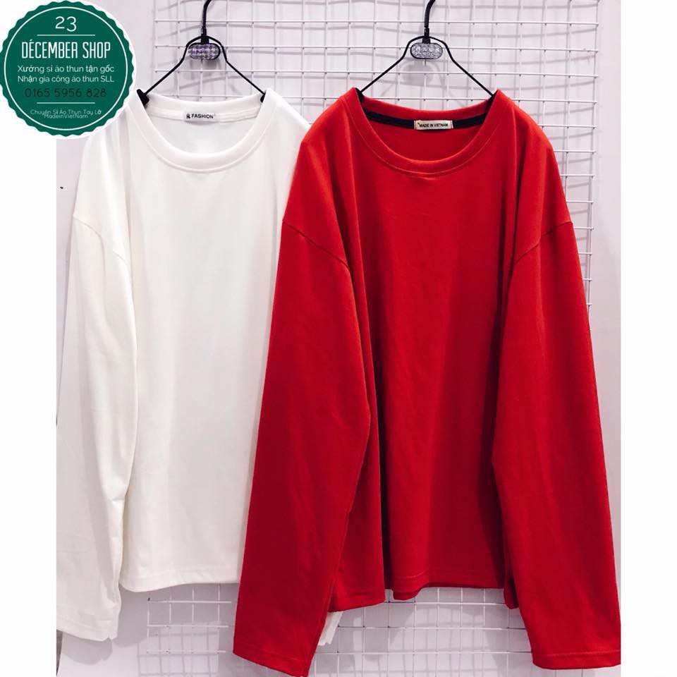 [Mã SKAMLTSM9 giảm 10% đơn 99K] Áo thun tay dài thu đông form rộng Trơn áo phông tay dài Trơn Basic Tee nhiều màu | BigBuy360 - bigbuy360.vn