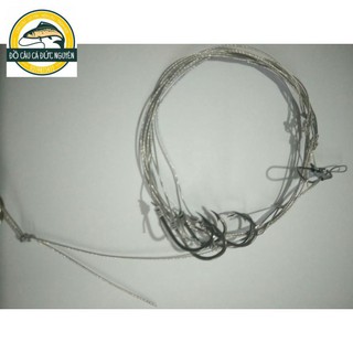 Thẻo Câu Cá Dây Thép 5 Lưỡi