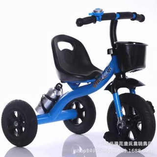 Xe đạp 3 bánh cho bé, Xe đạp cho bé 2 tuổi có bình nước phía sau đủ màu cho bé- BabiboKids