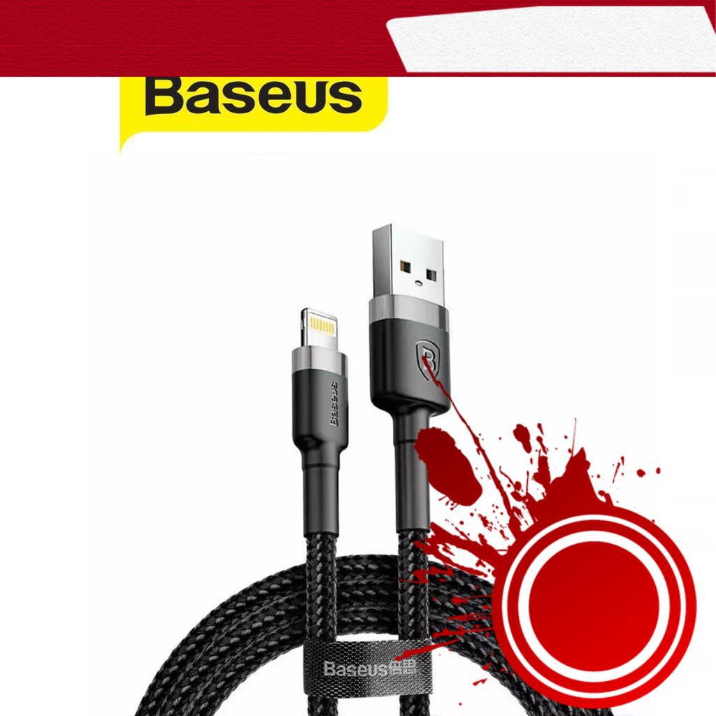 Cáp sạc nhanh truyền dữ liệu Baseus Cafule Lightning dây dù chống đứt dài 1M/2.4A cho iPhone/iPad