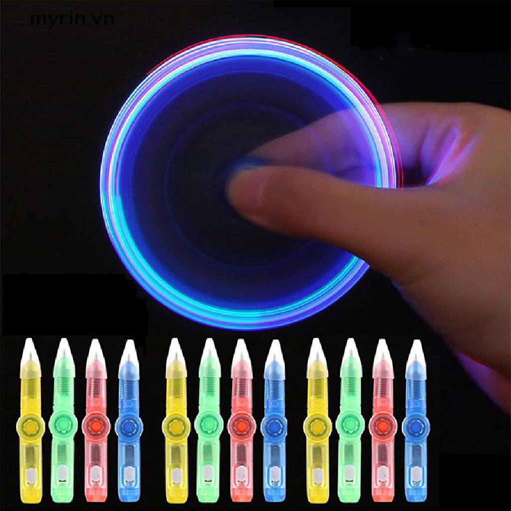 (MớI) Con Quay Đồ Chơi Fidget Spinner Với ĐèN LED 2 Trong 1 EDC