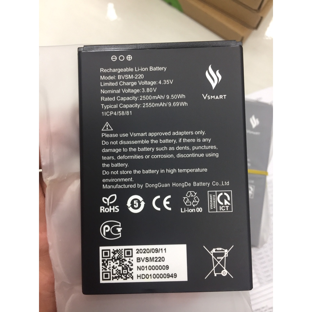 Pin Vsmart Bee - BVSM 220 chính hãng