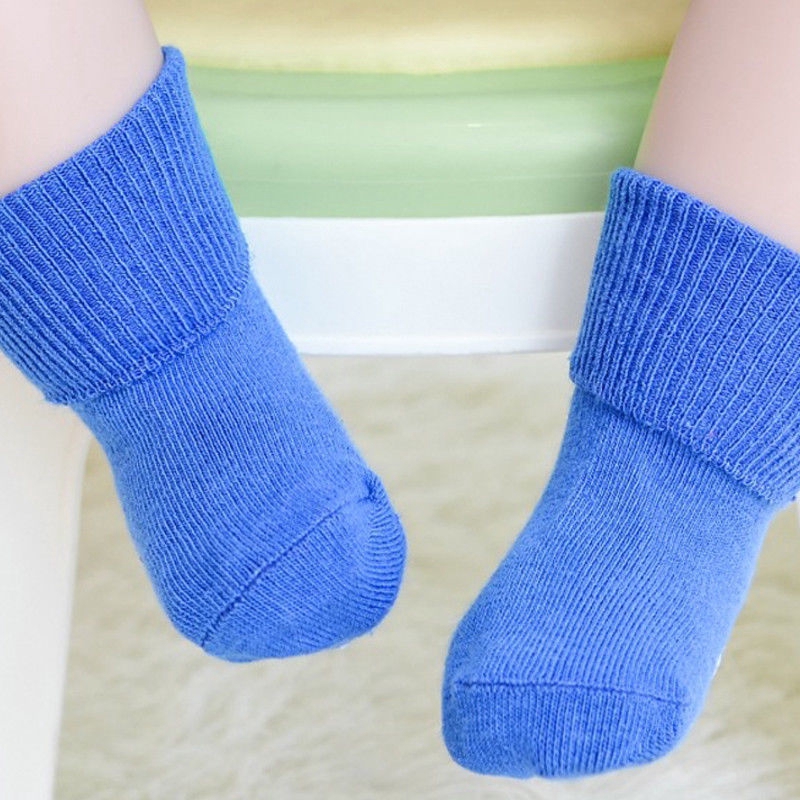 Tất chân cotton mềm mại chống trượt thời trang cho bé