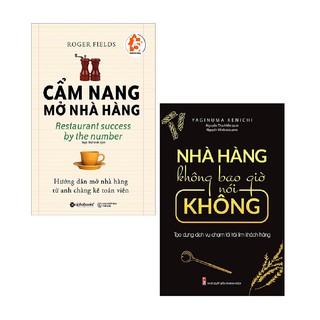 Sách - Combo Cẩm Nang Mở Nhà Hàng + Nhà Hàng Không Bao Giờ Nói Không ( 2 cuốn )