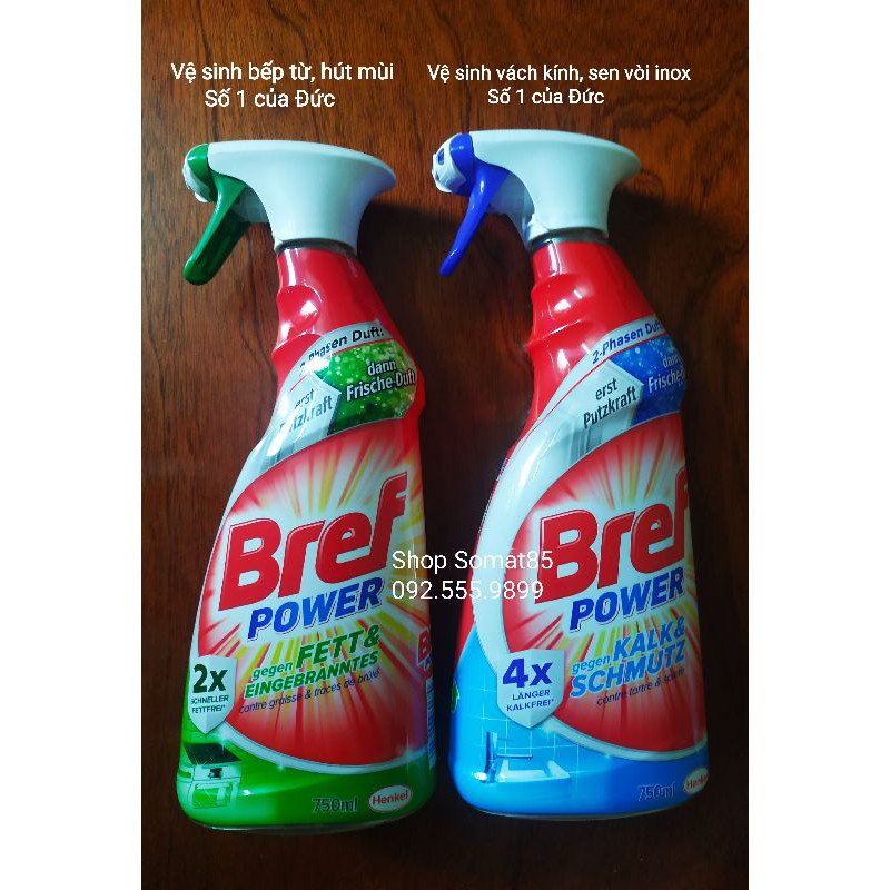 Vệ sinh dầu mỡ và cặn vôi Bref