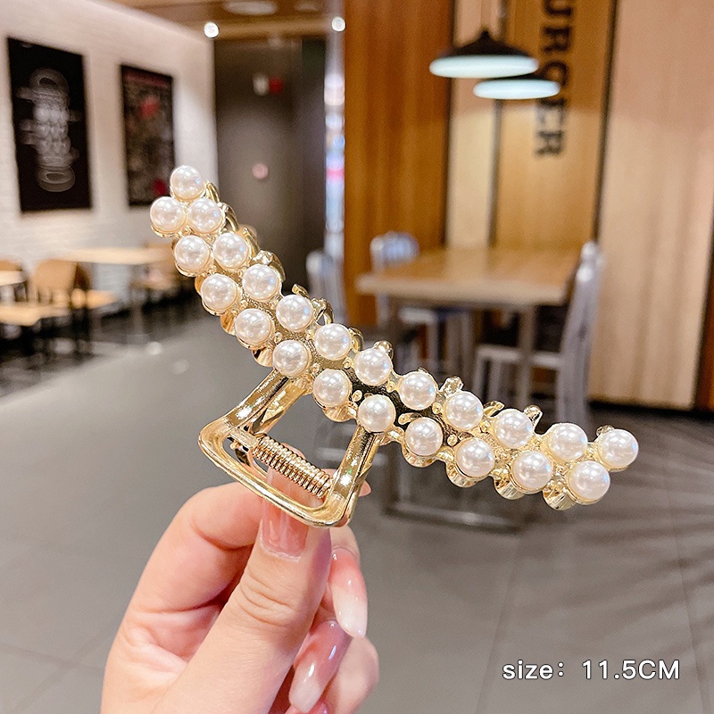 Kẹp Tóc Càng Cua Đính Đá Thời Trang Hàn Quốc Cho Nữ