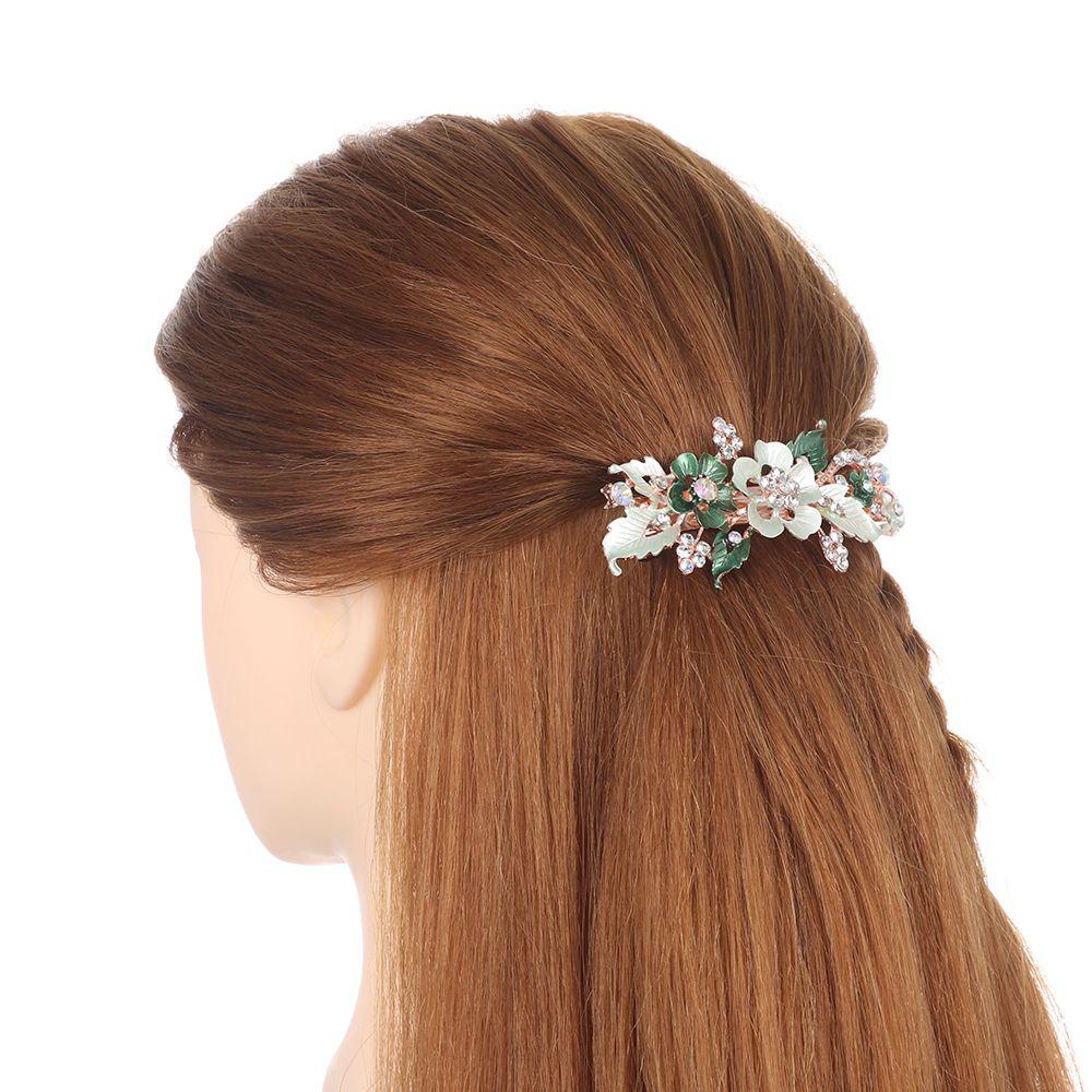 XIANTIN Kẹp TóC HìNh Hoa ĐíNh Kim Cương Giả Dễ Thương Cho Nữ