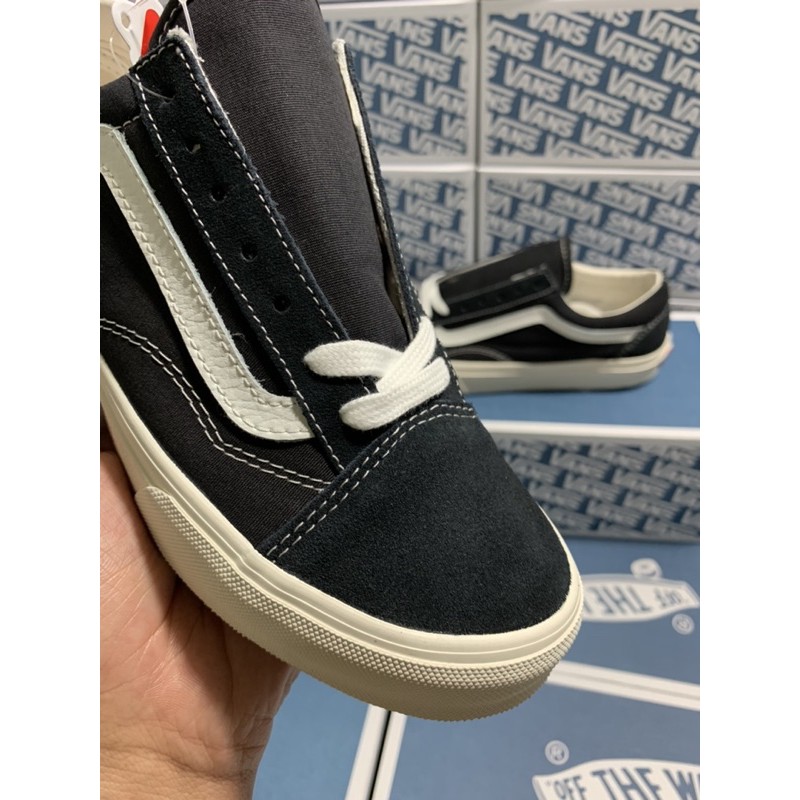 Giày Thể  Thao Van Đen sọc Trắng Nam Nữ  Chuẩn Box Xanh