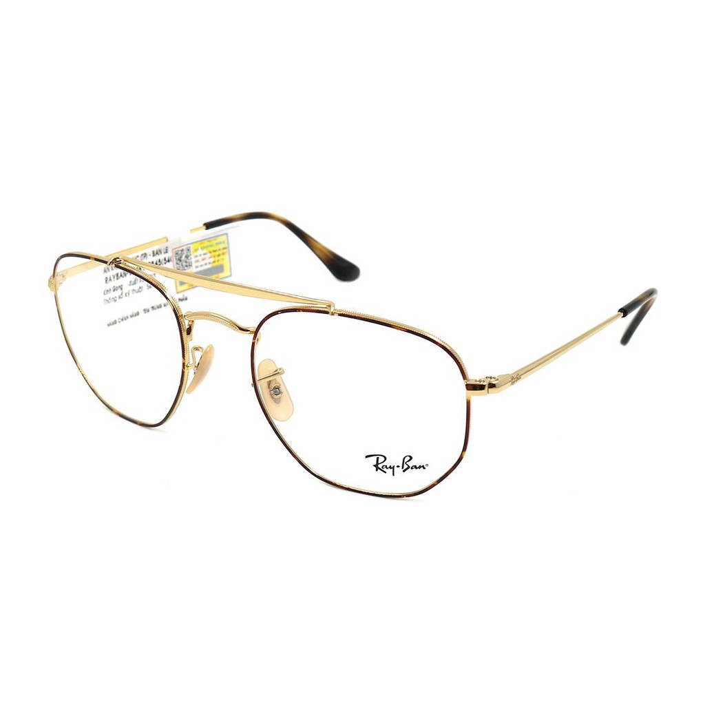 RB3648V-(Hàng chính hãng) Gọng kính nam nữ Rayban (54-21-145) màu sắc thời trang, thiết kế dễ đeo bảo vệ mắt
