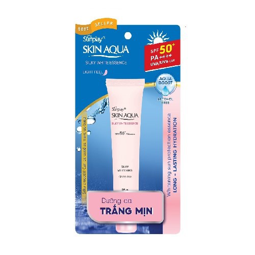 🌸🌸Kem chống nắng Sunplay Skin Aqua Silky White Essence SPF 50+ PA++++