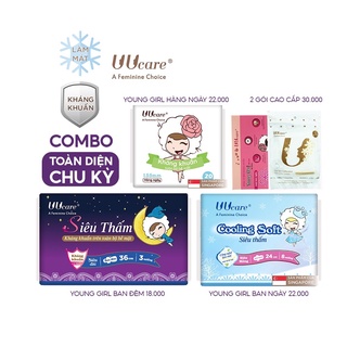 Combo 5 gói bvs uucare singapore kháng khuẩn - toàn diện chu kỳ