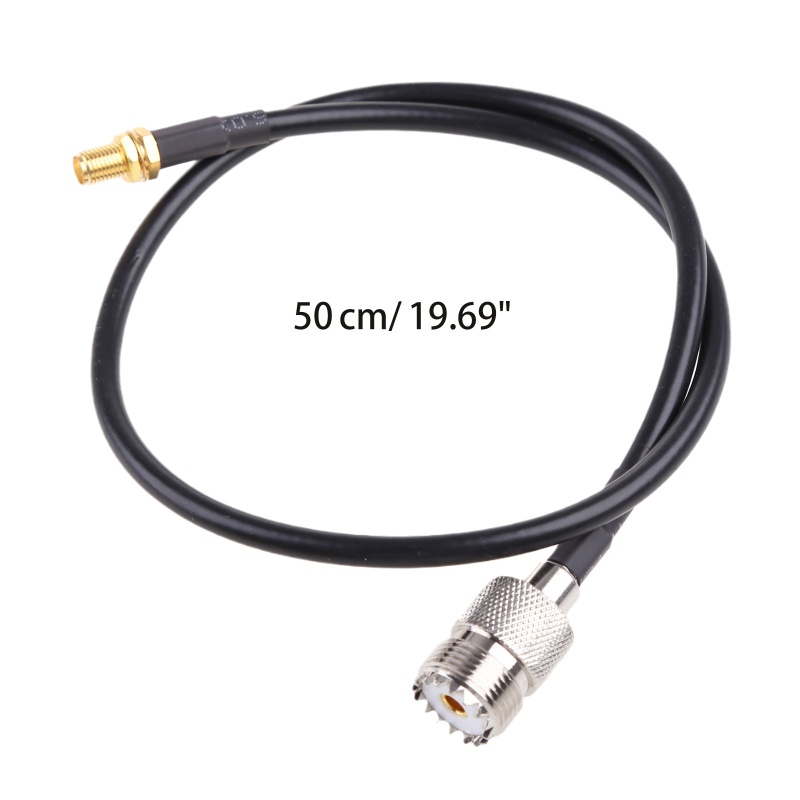 Ăng Ten Chuyển Đổi SMA Male Sang UHF SO239 Female RG58 Coaxial Jumper Cho Radio Cầm Tay
