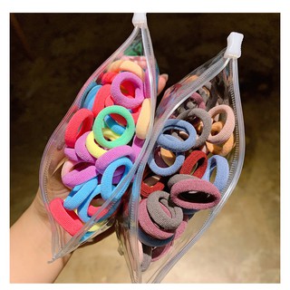 cột tóc cho bé set 100 cái túi bozip