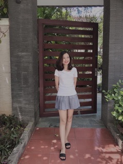 Chân váy xếp li quảng châu - ( L)