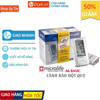 ✅ [CHÍNH HÃNG 100%] Máy Đo Huyết Áp Bắp Tay Microlife A6 Basic (CẢNH BÁO ĐỘT QUỴ) - DCYK0001