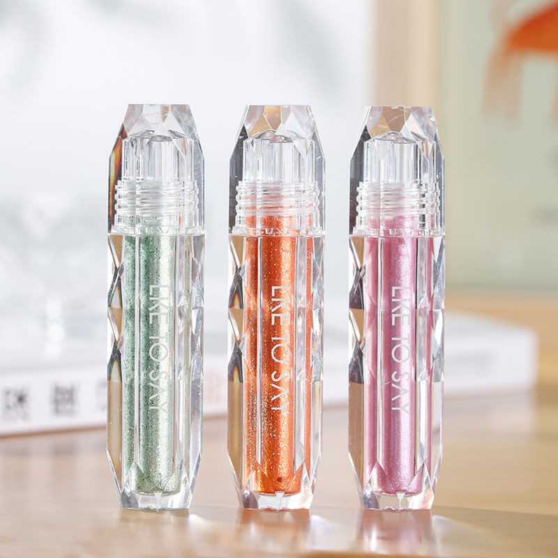 Bảng Phấn Mắt Bóng Lưu vực 【Buy One get free] Net celebrity with the same type of pearlescent liquid eye shadow student pen glitter lying silkworm high gloss waterproof [pre-sale: sent out on May 15]