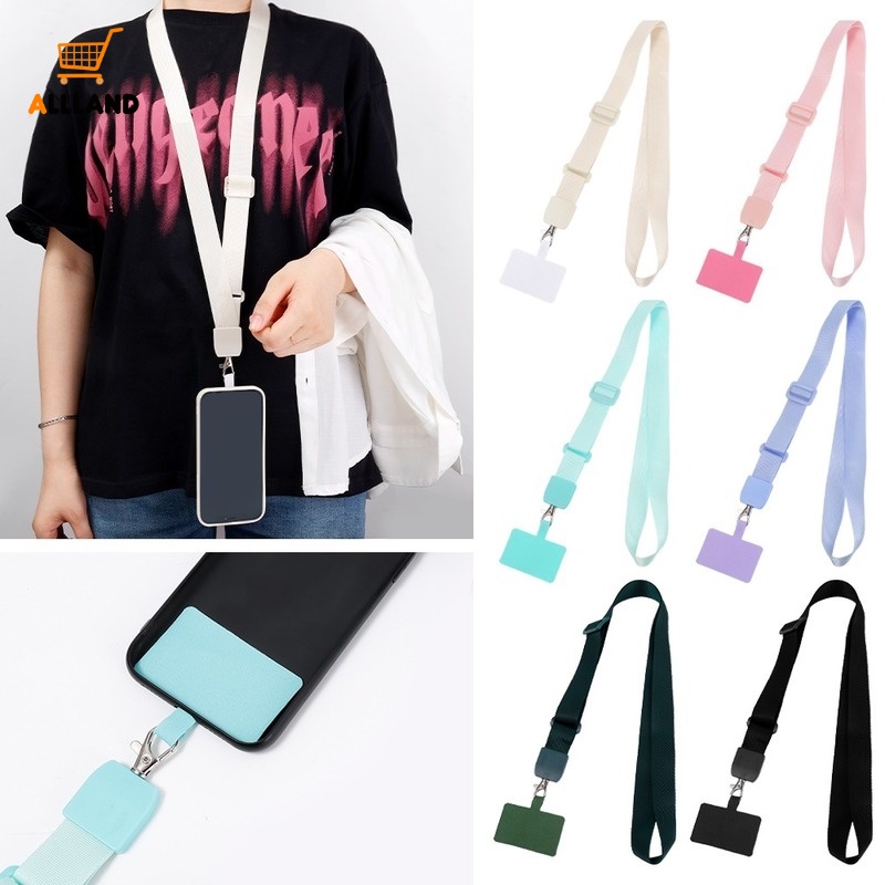 Dây Đeo Chéo Nylon Cố Định Thẻ / Điện Thoại Bản Rộng Thoải Mái Chống Thất Lạc Tiện Dụng