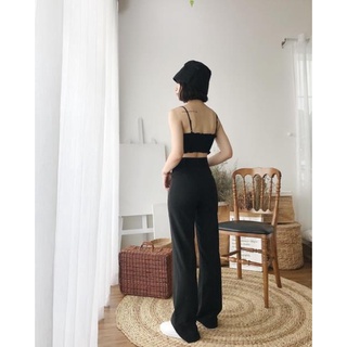 Áo Croptop sẵn mút ngực  - dolot