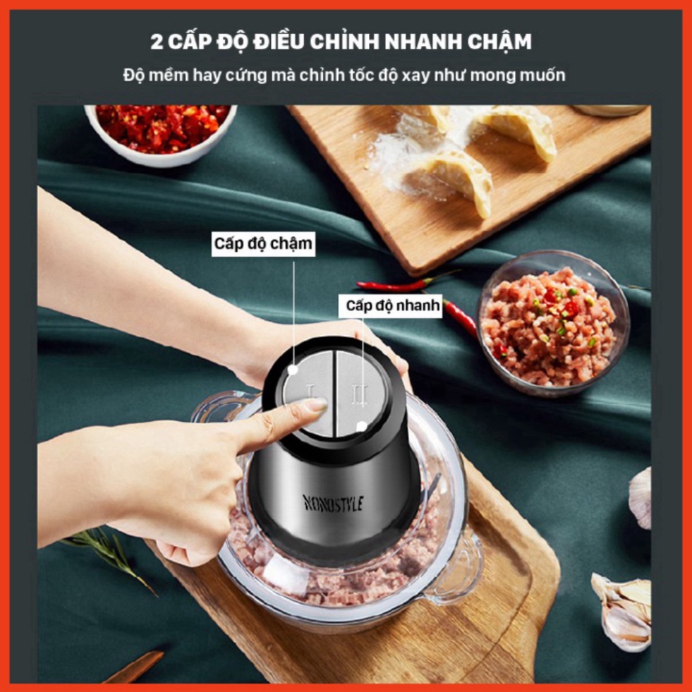 Máy xay thịt thực phẩm đa năng - Thiết bị xay trộn nghiền - BH 12 THÁNG