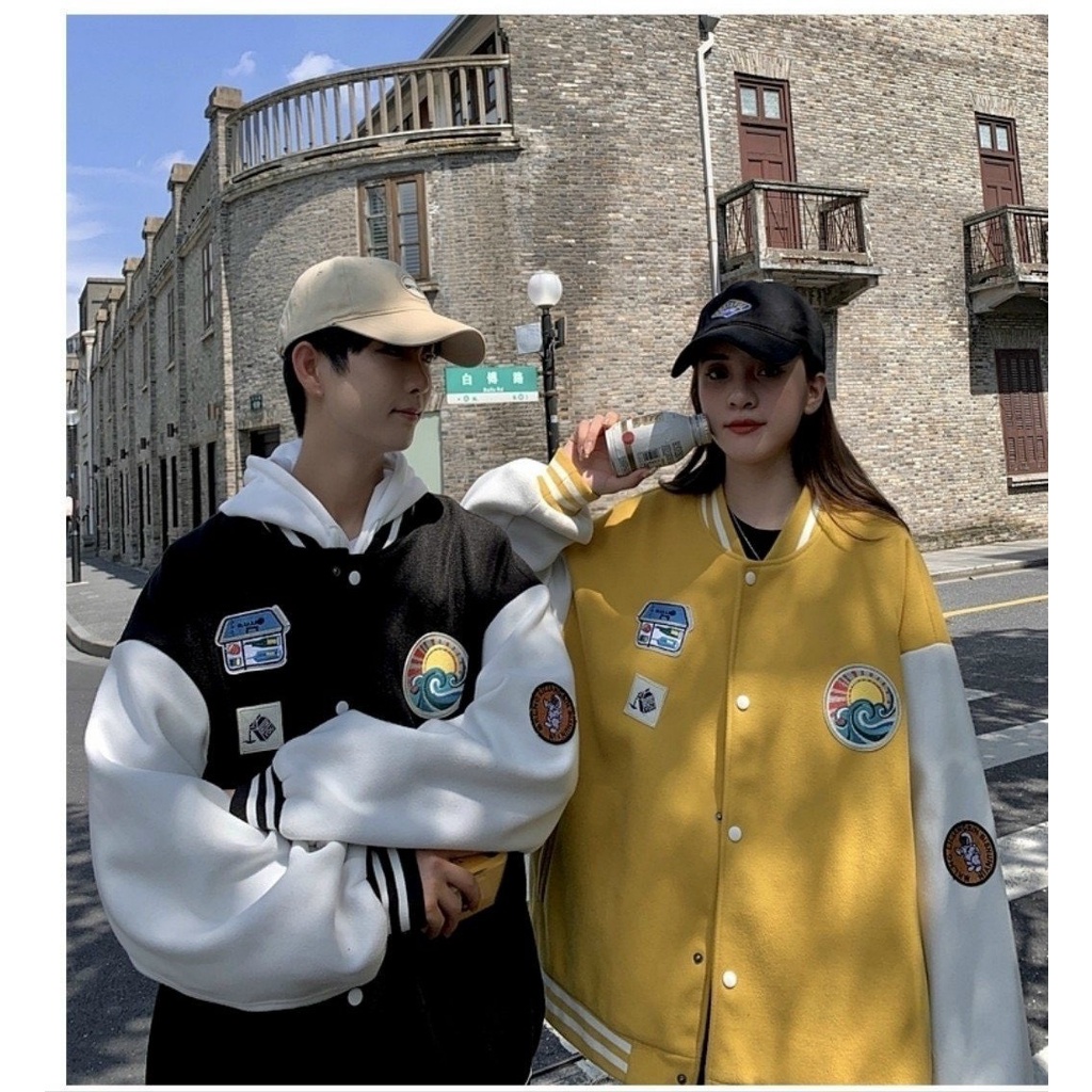 Áo Khoác Nỉ Nam Nữ  Form Rộng Logo Vải Dày Mịn Thoáng Mát Thiết Kế Thời Trang Kiểu Dáng Năng Động