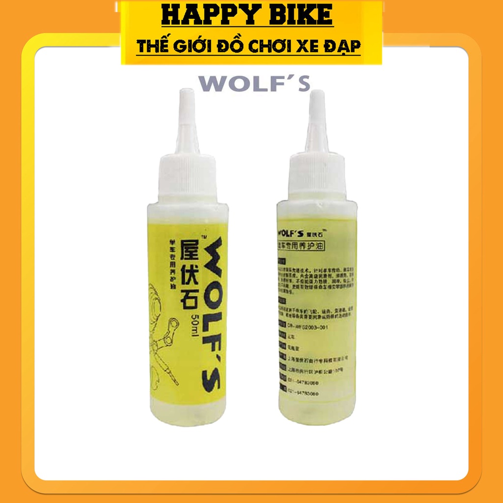 Dầu tra xích xe đạp thể thao LOẠI TỐT Happy Bike