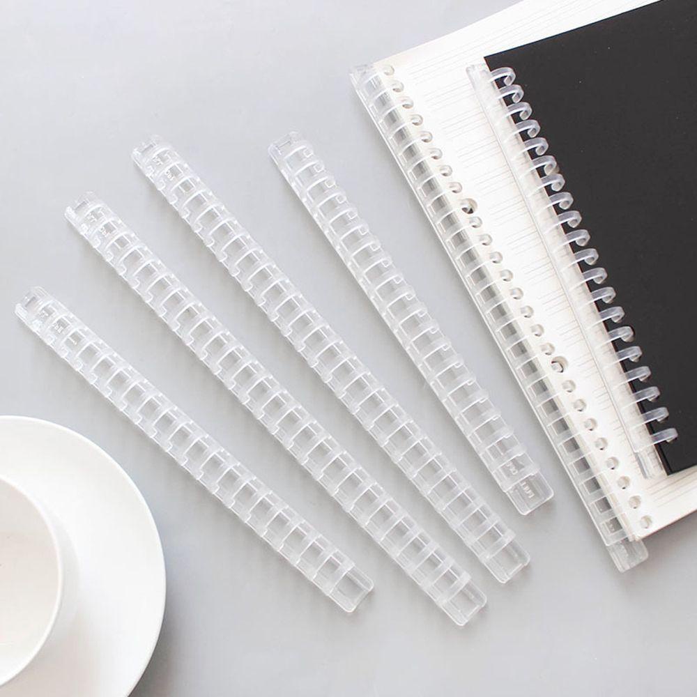 SOMEDAYZL Kẹp Giấy / Sổ Tay Khổ A5 B5 Bằng Nhựa Trong Suốt Tiện Dụng