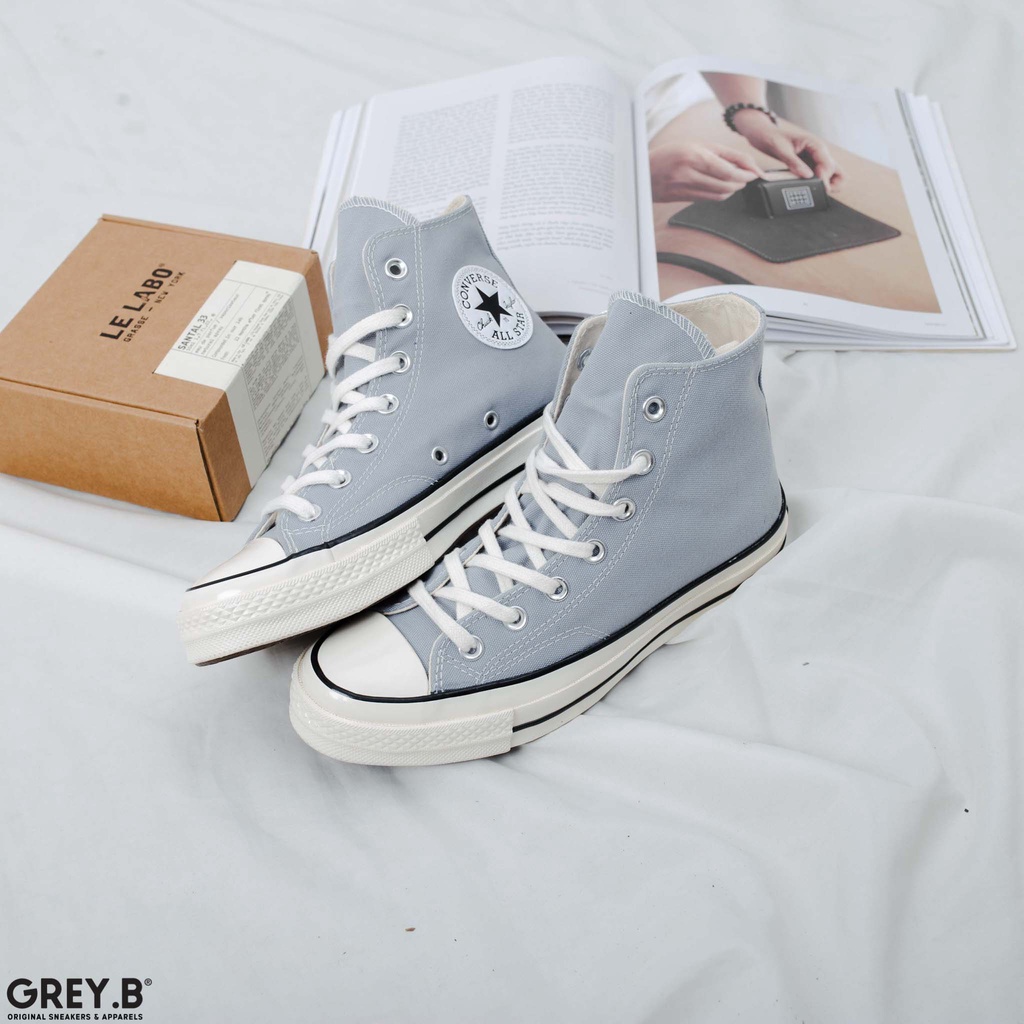 Giày Sneakers 70s Cao Cổ Màu Xanh Nhạt