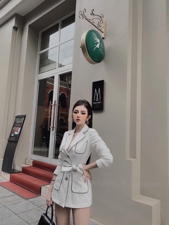 ĐẦM VEST VIỀN CỘT EO