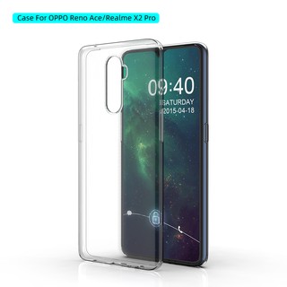 Ốp dẻo trong suốt Realme X2 Pro / Oppo Reno Ace (Hàng loại A)