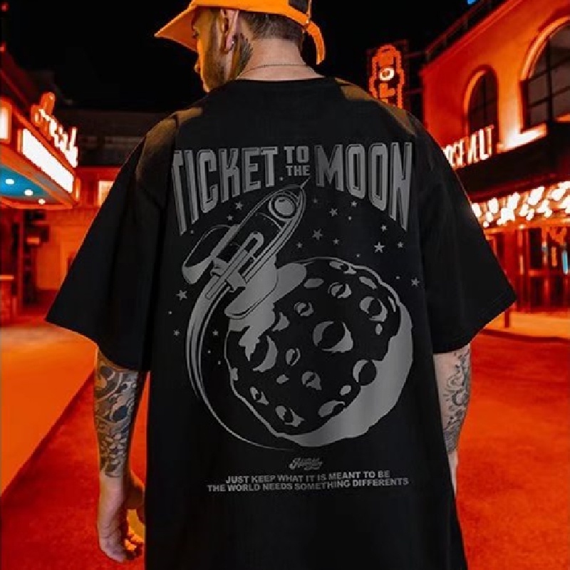 Áo Thun Tay Ngắn Cổ Tròn In Chữ Thời Trang Mùa Hè Phong Cách Hàn Quốc Cho Nam Giới Size M-8XL