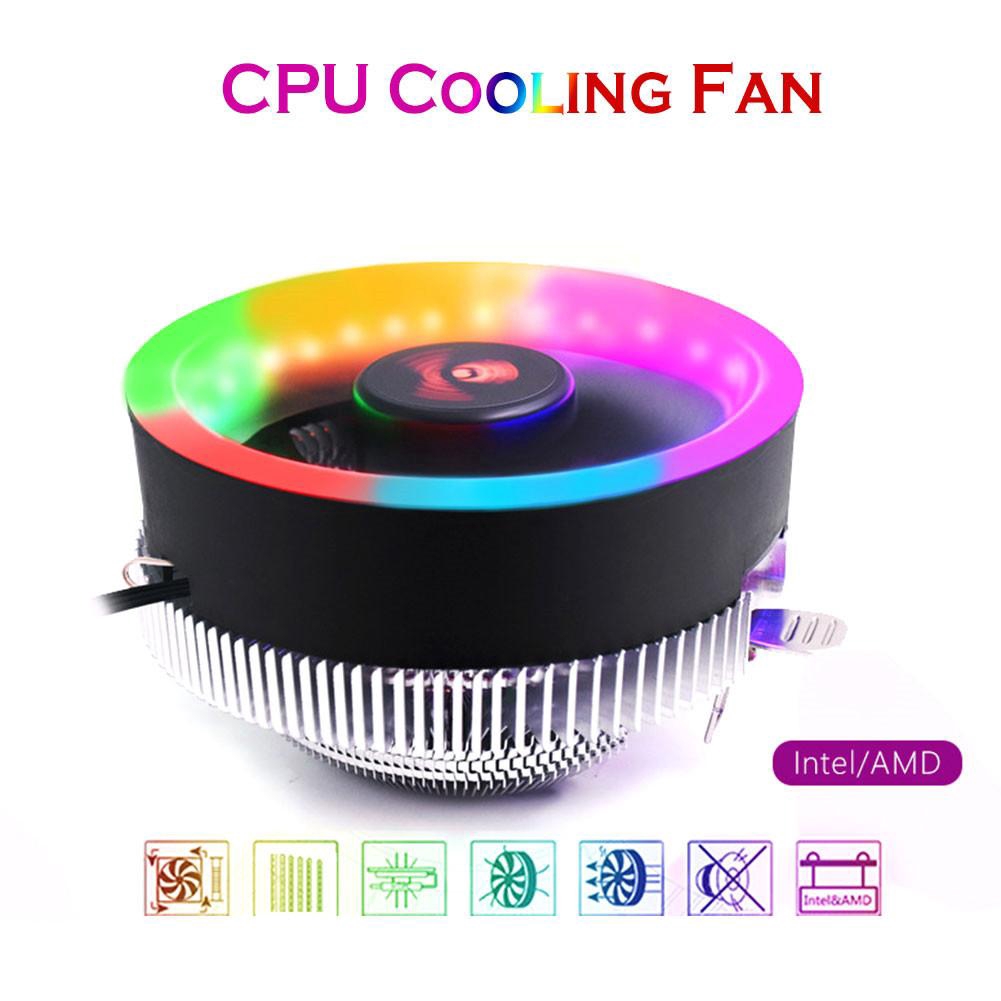 Phổ biến tản nhiệt CPU làm mát CPU RGB cho Inter AMD AM2 AM2 + AM3 AM3 + AM4 3 Pin