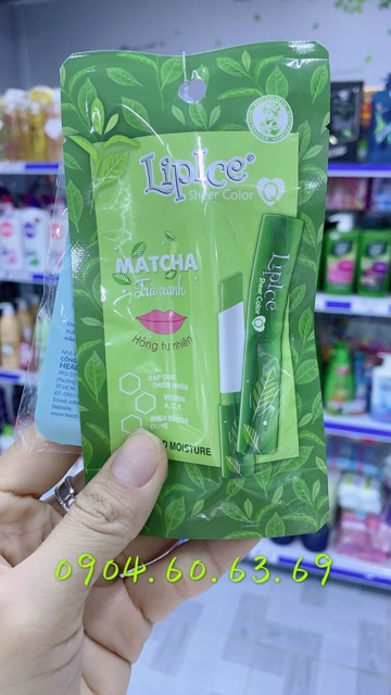 Son Dưỡng Môi Lipice Matcha Trà Xanh