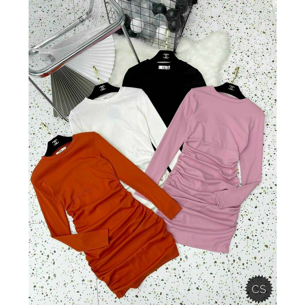 ĐẦM BODY TAY DÀI TÔN DÁNG TV19920