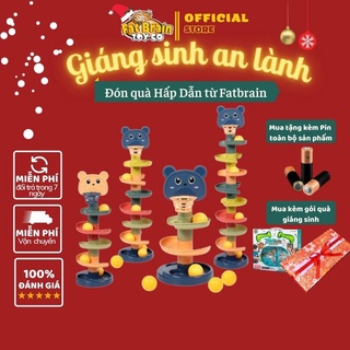 Tháp bóng lăn cầu trượt bóng nhiều tầng trò chơi vận động cho bé - TLBCT