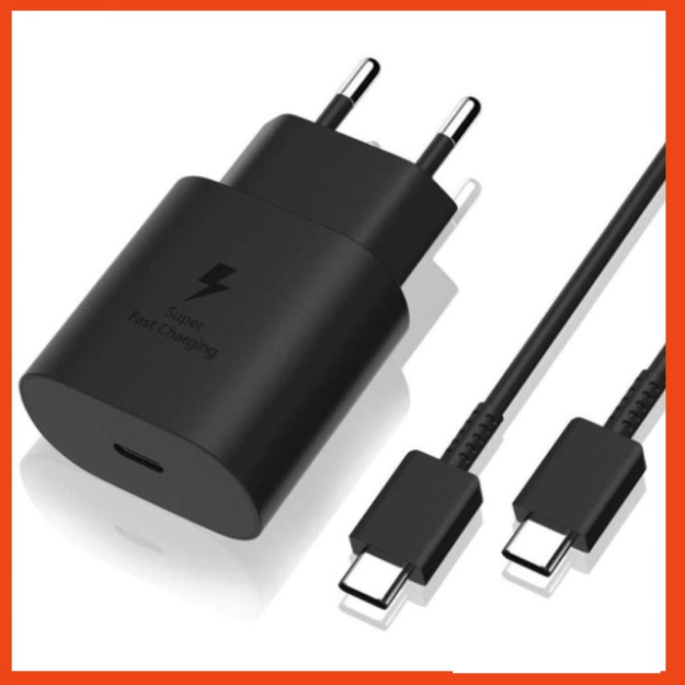 Bộ Sạc Nhanh 25W Chính Hãng SamSung Cho Galaxy Nốt 10, S10,S20.. Và Máy Androi Chân Type c (CAM KẾT CHẤT LƯỢNG)