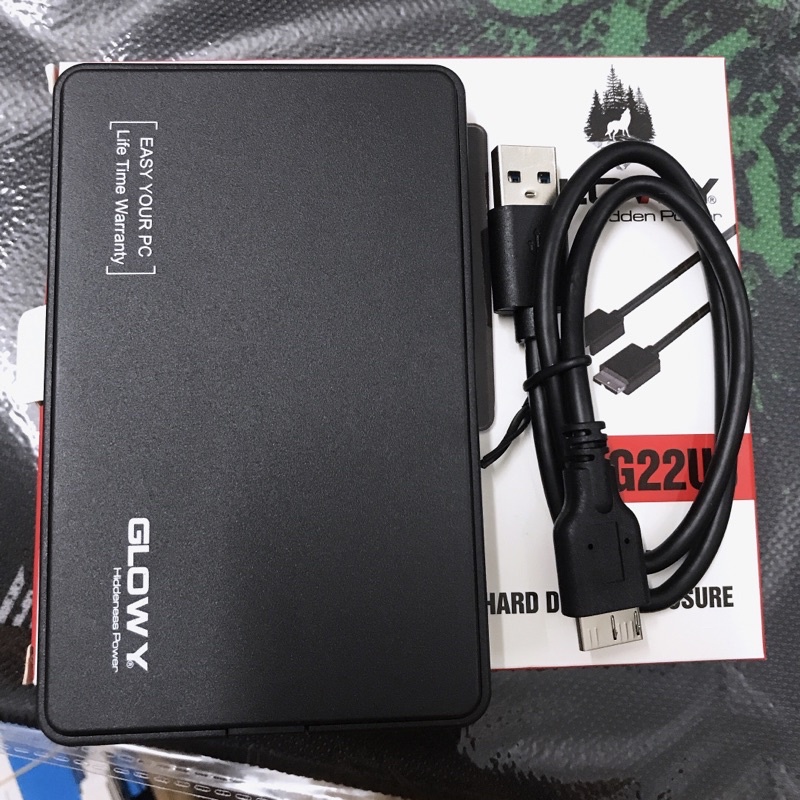 (Chính hãng) Box ổ cứng Gloway G22U3 Sata3 USB 3.0 - Dùng cho SSD/HDD 2.5''