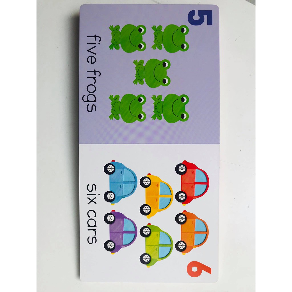 Sách Touch and Feel Board Book Counting - Chạm Và Cảm Nhận Việc Đếm Bảng