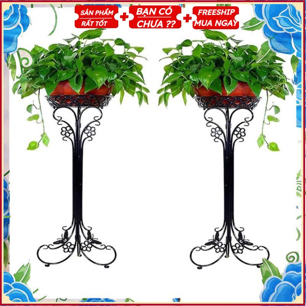 Combo 2 kệ để chậu hoa cây cảnh trong nhà 1 tầng .