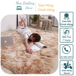 Thảm lông loang trải sàn, thảm phòng ngủ phòng khách Lông dày hàng đẹp - bedding1210.shop