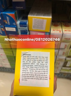 ✅✅NƯỚC MUỐI SINH LÍ PHYSIODOSE CỦA PHÁP (40 TÉP)