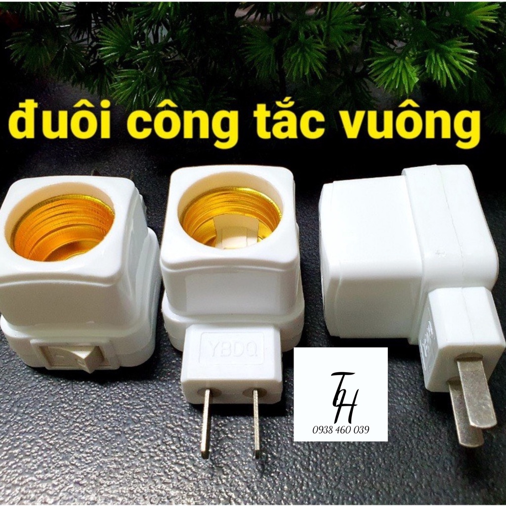 Đuôi đèn xoáy E27 các loại-lò xo-công tắc-ngồi-treo
