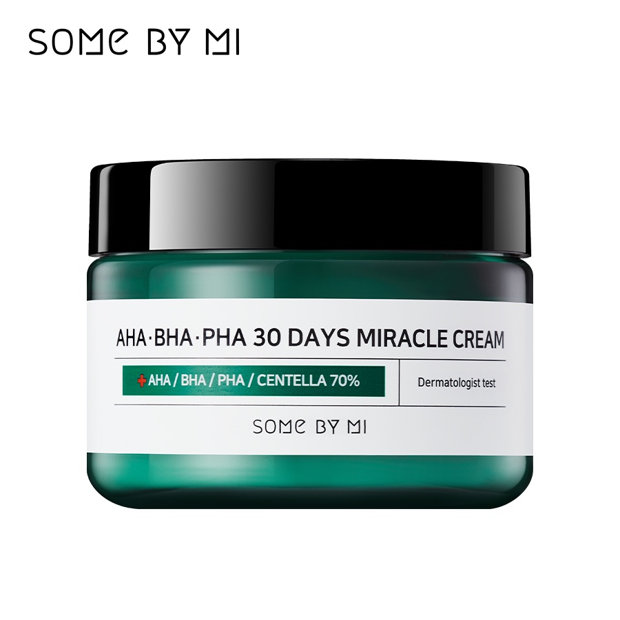 Kem Dưỡng Da Giảm Mụn Some By Mi AHA-BHA-PHA 30 Days Miracle Cream 60g